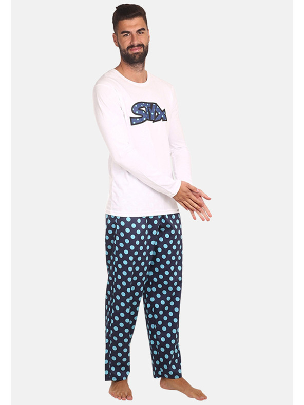 Styx Styx Polka Dot Schlafanzug für Männer