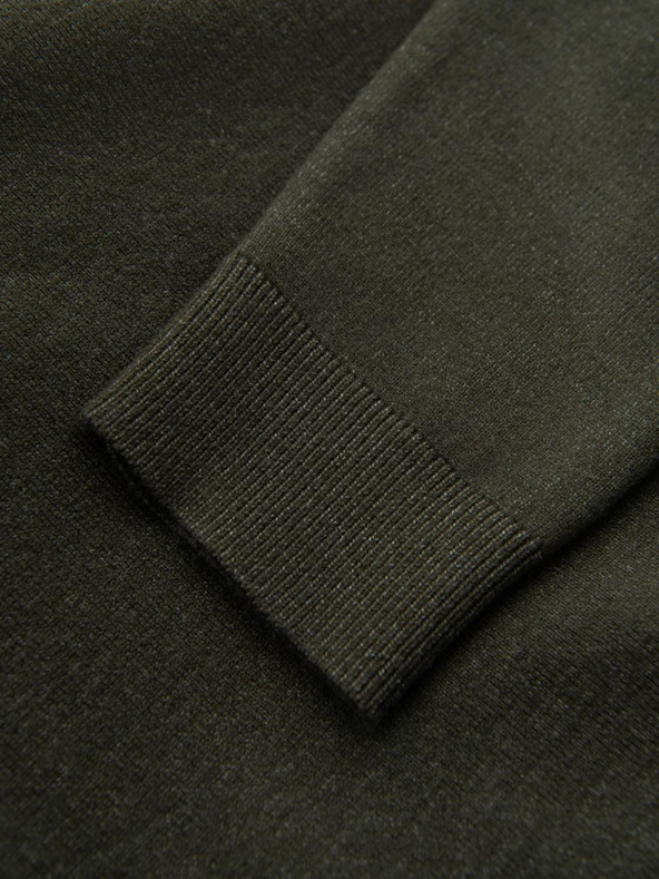 Ombre Clothing Herren-Rollkragenpullover aus Viskose, gestrickt, dunkelgrau V5 OM-SWTN-0125 Ombre Clothing