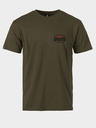 Horsefeathers T-shirt Hexagon II - oliv gebrannt Gr. L HORSEFEATHERS