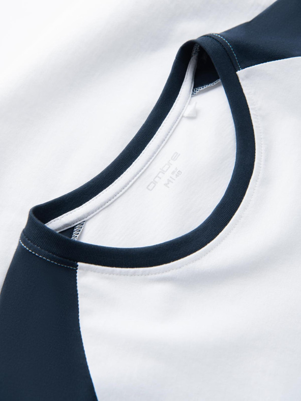 Ombre Clothing Bedrucktes langärmeliges Herren-T-Shirt - Schwarz V1 OM-LSPT-0119 Ombre Clothing