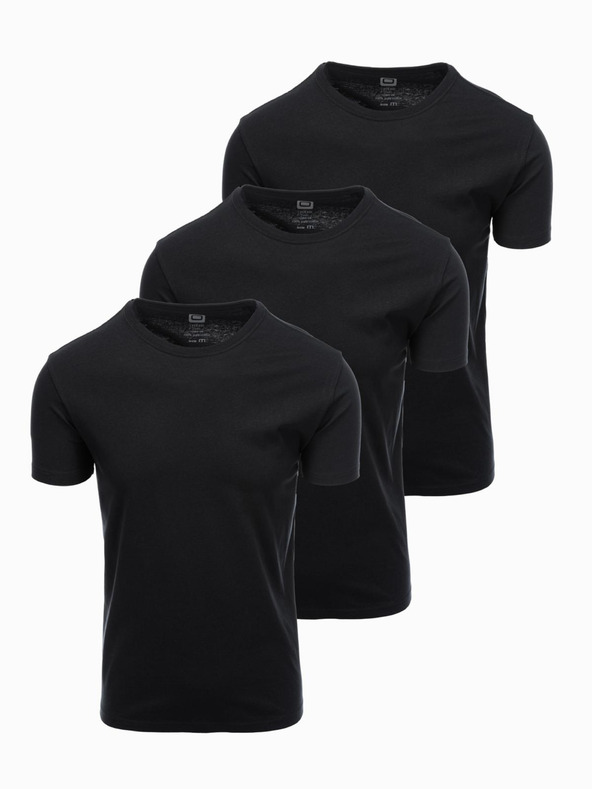 Ombre Clothing Herren-T-Shirt ohne Druck - Mix 3 Stück Z29 Ombre Clothing