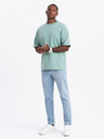 Ombre Clothing Herren-T-Shirt LOOSE FIT mit Tasche mint Ombre Clothing