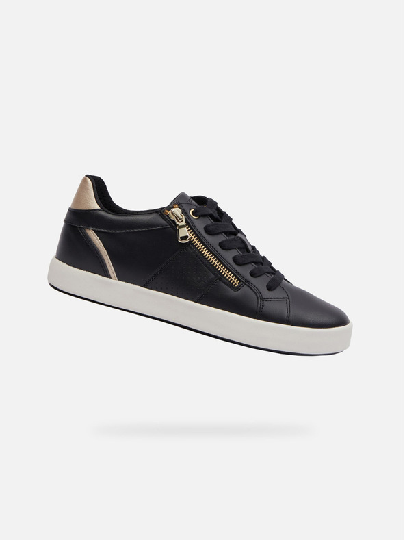 Geox Schwarz Damen Geox Blomiee Turnschuhe