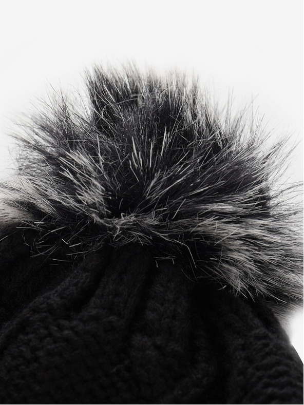 ALPINE PRO Warme Mütze mit Bommel ALPINE PRO GODERE schwarz