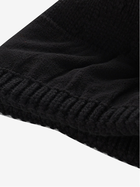 ALPINE PRO Warme Mütze mit Bommel ALPINE PRO GODERE schwarz