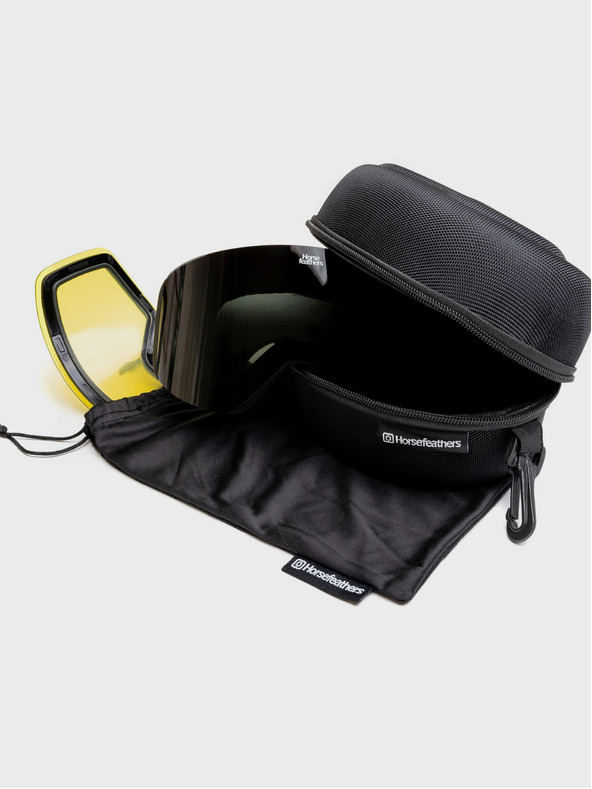 Horsefeathers Snowboardbrille Colt - schwarz/rauch HORSEFEATHERS