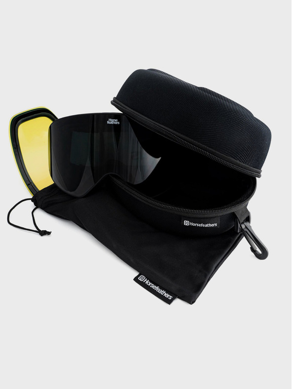 Horsefeathers Snowboardbrille Edmond - schwarz/rauch HORSEFEATHERS