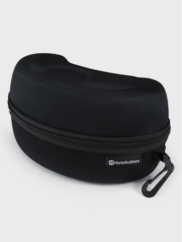 Horsefeathers Snowboard-Schutzbrille Edmond - schwarz/grün verspiegelt HORSEFEATHERS