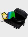 Horsefeathers Snowboard-Schutzbrille Colt - schwarz/spiegelgrün HORSEFEATHERS