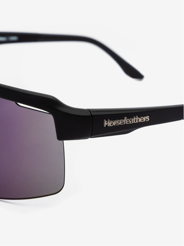 Horsefeathers Scorpio Fahrradbrille - mattschwarz/spiegelgrün HORSEFEATHERS