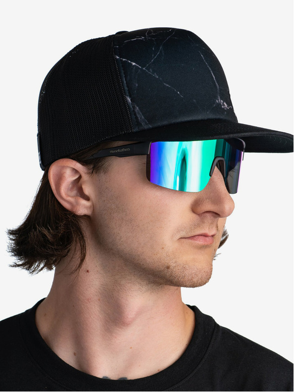 Horsefeathers Scorpio Fahrradbrille - mattschwarz/spiegelgrün HORSEFEATHERS