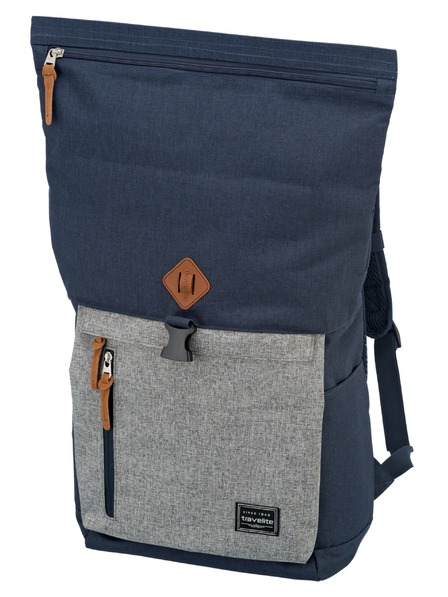 Travelite Travelite Basics Roll-up-Rucksack Navy/Grau