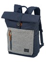 Travelite Travelite Basics Roll-up-Rucksack Navy/Grau