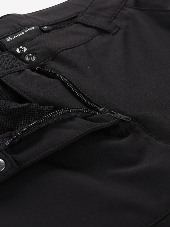 ALPINE PRO Damen-Softshell-Shorts ALPINE PRO BAKA schwarz