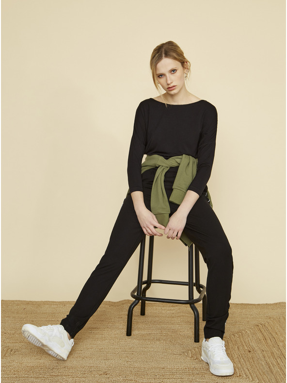 ZOOT.lab Schwarze Damenhose ZOOT Baseline Xenia Stripe Pants