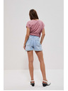 Moodo Hellblaue Damen Denim Shorts Moodo