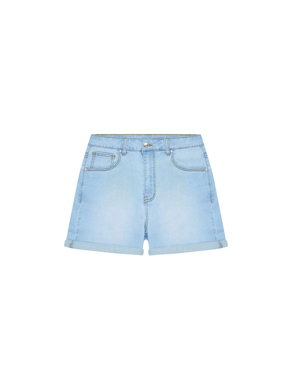 Moodo Hellblaue Damen Denim Shorts Moodo