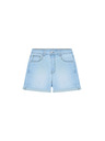 Moodo Hellblaue Damen Denim Shorts Moodo
