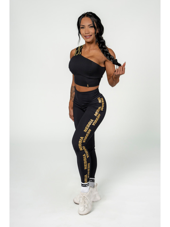 Nebbia NEBBIA INTENSE Iconic Leggings für Damen mit hoher Taille 834 Gold Nebbia