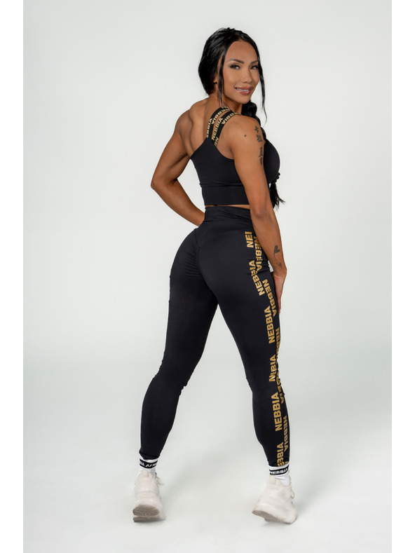 Nebbia NEBBIA INTENSE Iconic Leggings für Damen mit hoher Taille 834 Gold Nebbia