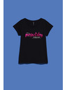 Moodo Damen-T-Shirt L-TS-4020 SCHWARZ Moodo