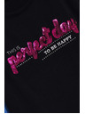 Moodo Damen-T-Shirt L-TS-4020 SCHWARZ Moodo
