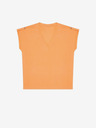 Moodo Orange Damenbluse Moodo