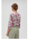 Moodo Damen-T-Shirt mit Blumenmuster Moodo