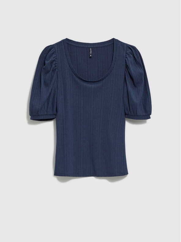 Moodo Dunkelblaue Damenbluse Moodo