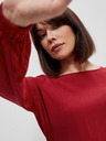 Moodo Rote Damenbluse Moodo