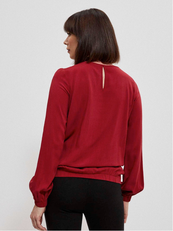 Moodo Rote Damenbluse Moodo