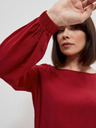 Moodo Rote Damenbluse Moodo