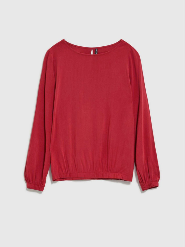 Moodo Rote Damenbluse Moodo