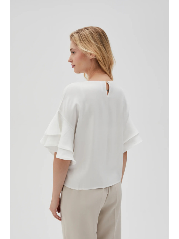 Moodo Damen T-Shirt Weiß Moodo