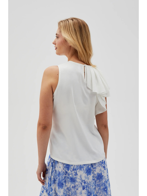 Moodo Damen T-Shirt Weiß Moodo