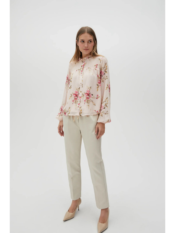 Moodo Damen-Blümchenbluse Moodo