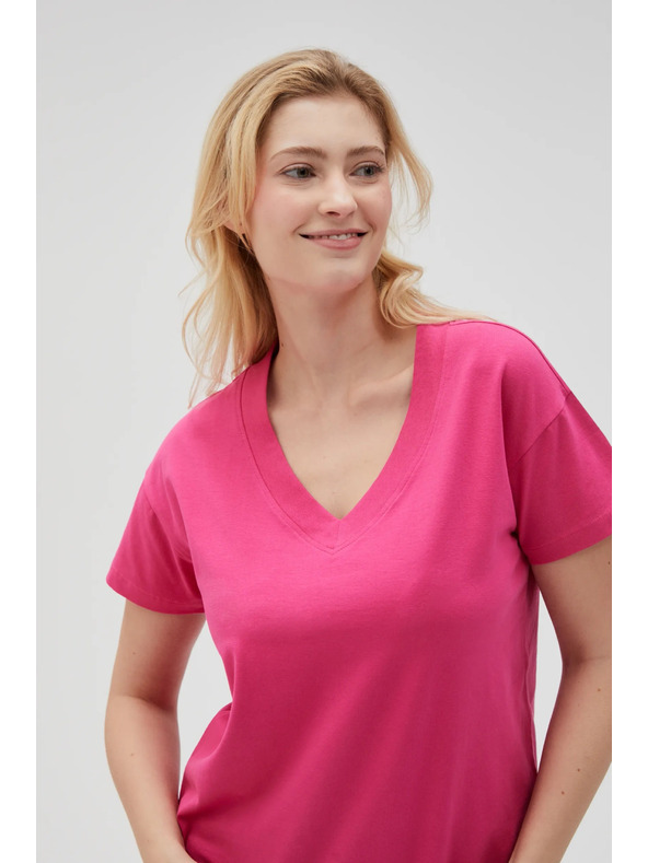 Moodo Damen T-Shirt rosa Moodo