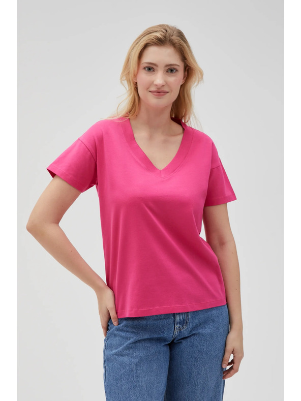 Moodo Damen T-Shirt rosa Moodo