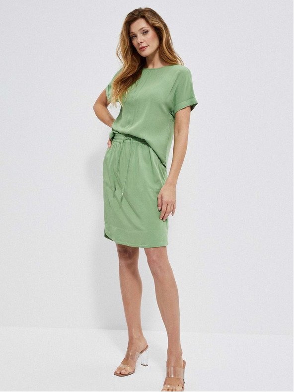 Moodo Grüne Damenbluse Moodo