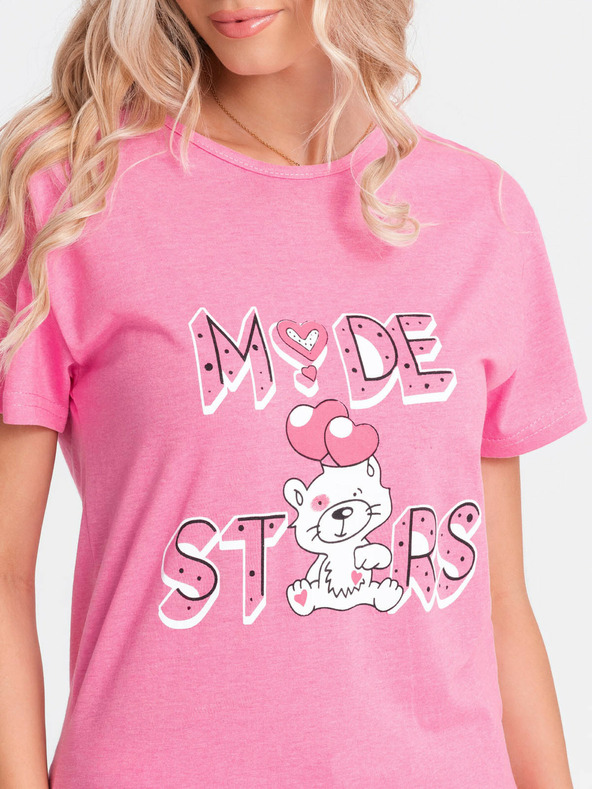 Edoti Damen-Schlafanzug 350ULR - rosa EDOTI