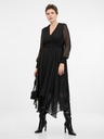 Orsay Schwarzes Damen Midikleid ORSAY