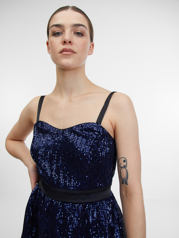 Orsay Dunkelblaues ORSAY-Damenkleid