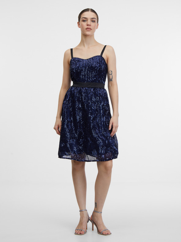 Orsay Dunkelblaues ORSAY-Damenkleid