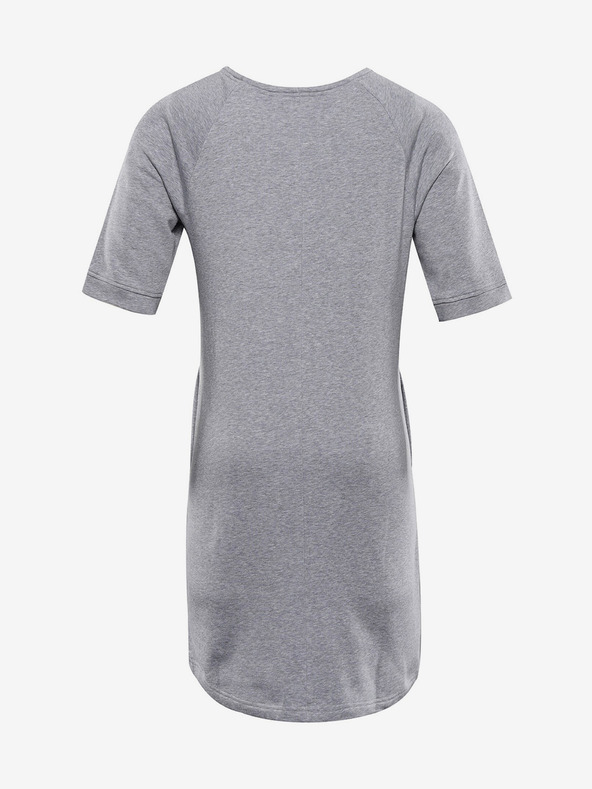 ALPINE PRO Alpine Pro Grau Damen Baumwollkleid MOLEDA