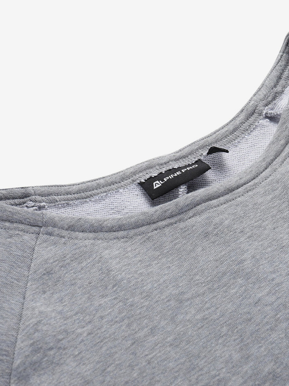 ALPINE PRO Alpine Pro Grau Damen Baumwollkleid MOLEDA