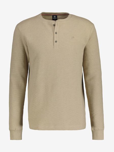 LERROS Beigefarbenes Herren-Basic-Hemd LERROS