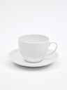 Maxwell & Williams White Porcelain Cup with Saucer Maxwell & Williams