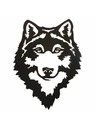 Casa de Engel Holz-Wanddekoration - Wolf, 0/25