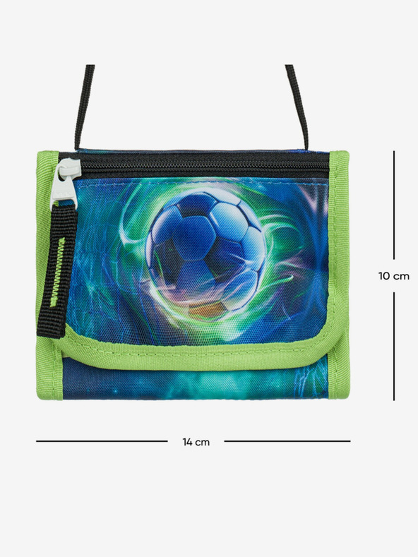 BAAGL  Blaues Neck Wallet Fußball Baagl
