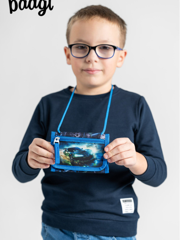 BAAGL  Schwarze Brieftasche Baagl Racing Car